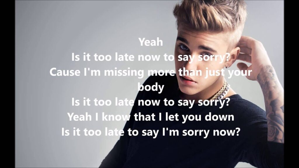 sorry lyrics