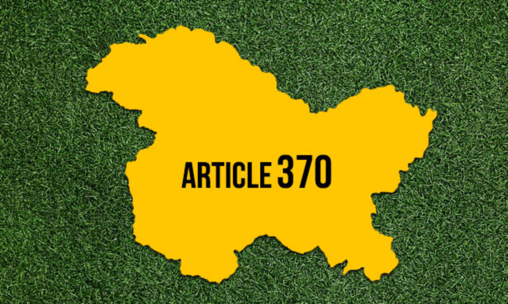 Article 370 in Hindi, अनुच्छेद 370