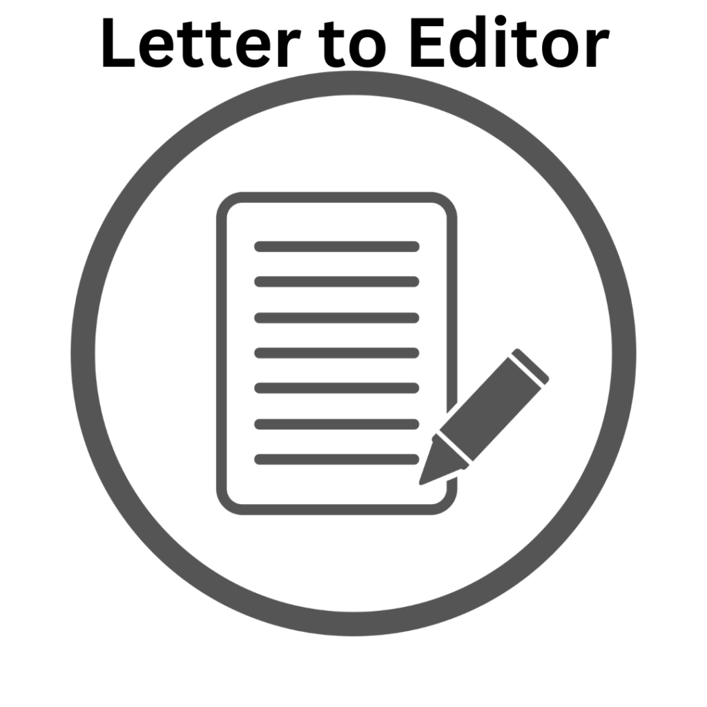 Letter to the Editor on Pollution class 8,9, 10