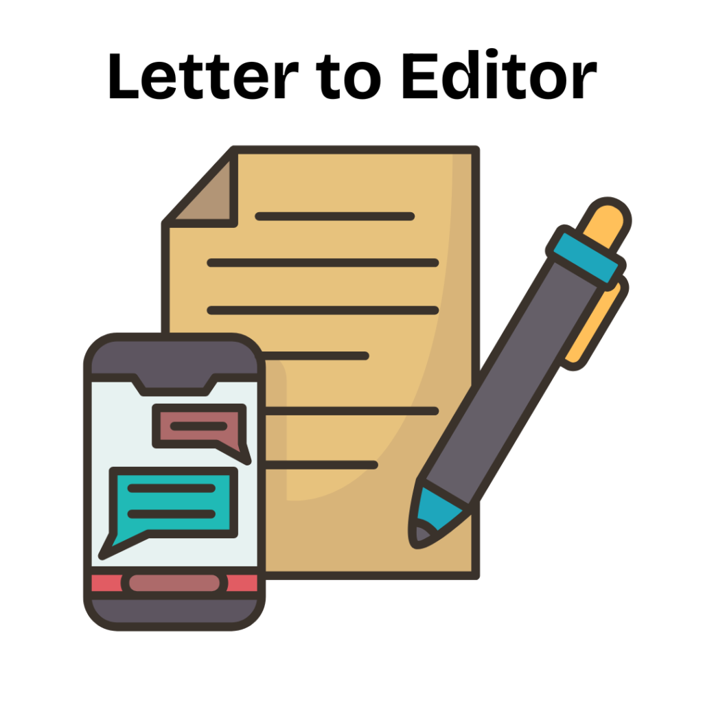 Letter to Editor on exam stress for class 8, 9, 10