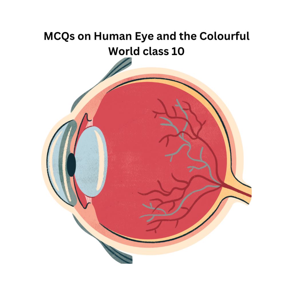 MCQs on Human Eye and the Colourful World class 10