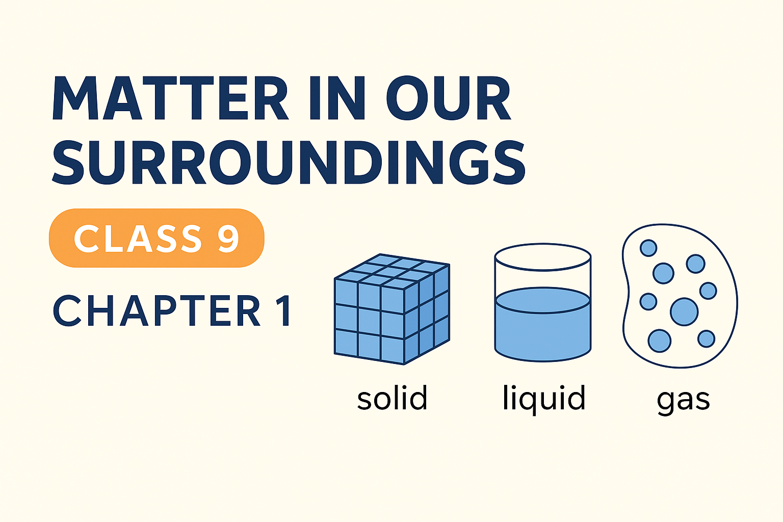 Matter in Our Surroundings – Class 9 Science Chapter 1 Notes, Summary, and Q&A